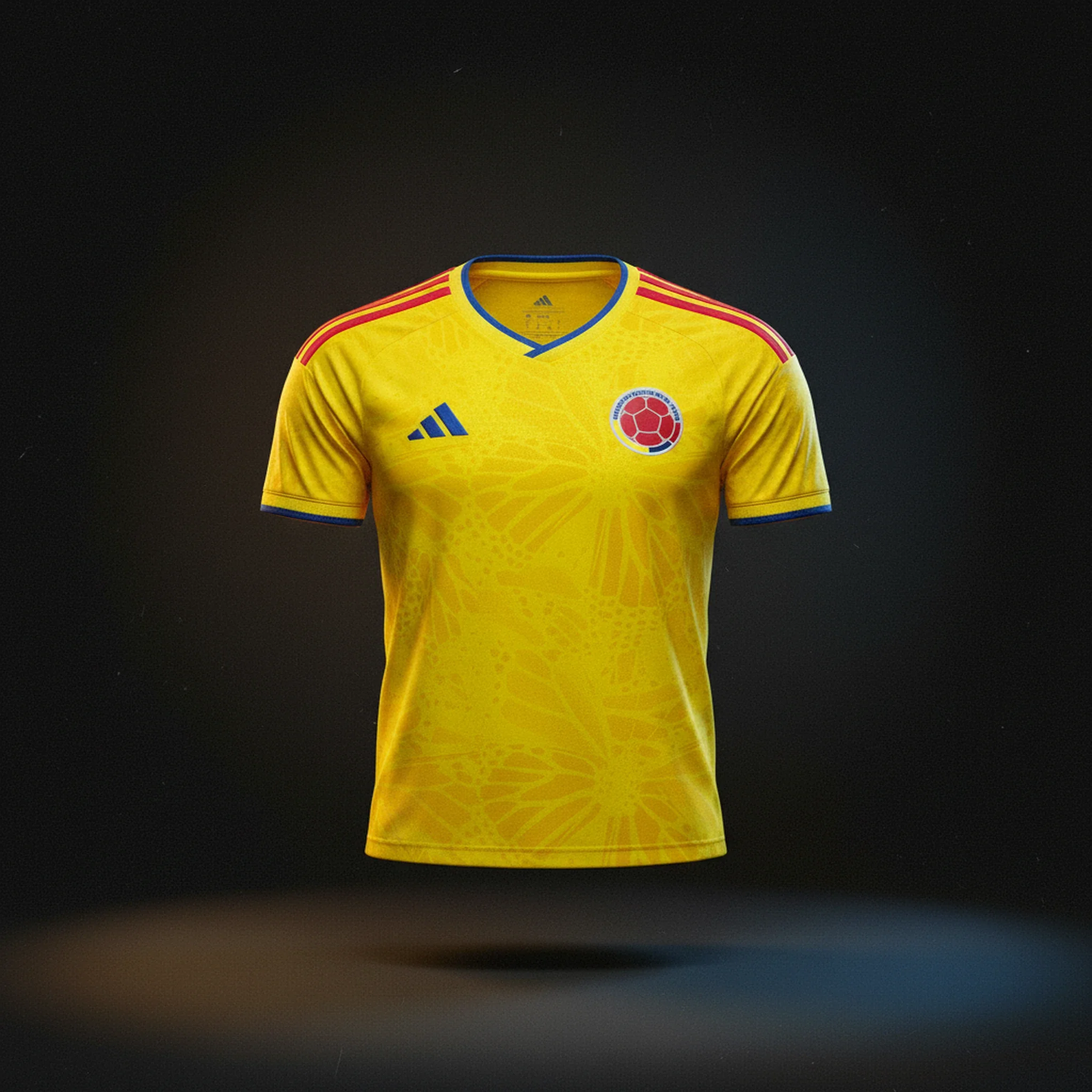 Camiseta Colombia Ruta Mundial Fan · hincha tricolor · ASF MODA